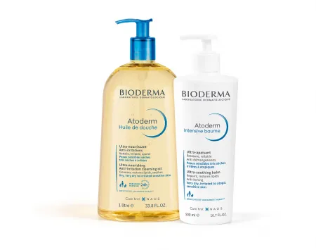 Atoderm aceite de ducha y Atoderm intensive Baume de BIODERMA